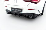 Maxton Design - Rear Splitter (with Vertical Bars) Mercedes Benz CLA35/45 AMG Coupe C118 / Shooting Brake X118 (Facelift)