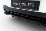 Maxton Design - Rear Splitter (with Vertical Bars) Mercedes Benz CLA35/45 AMG Coupe C118 / Shooting Brake X118 (Facelift)