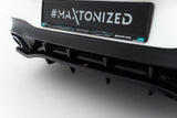 Maxton Design - Rear Splitter (with Vertical Bars) Mercedes Benz CLA35/45 AMG Coupe C118 / Shooting Brake X118 (Facelift)