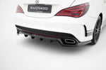 Maxton Design - Rear Splitter (with Vertical Bars) Mercedes Benz CLA-Class AMG-Line C117