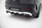 Maxton Design - Rear Splitter (with Vertical Bars) Mercedes Benz GLC-Class Coupe AMG-Line C254