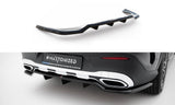 Maxton Design - Rear Splitter (with Vertical Bars) Mercedes Benz GLC-Class Coupe AMG-Line C254