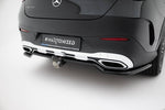 Maxton Design - Rear Splitter (with Vertical Bars) Mercedes Benz GLC-Class Coupe AMG-Line C254