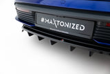 Maxton Design - Rear Splitter (with Vertical Bars) Porsche Taycan Turbo S MK1