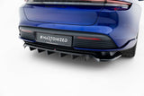 Maxton Design - Rear Splitter (with Vertical Bars) Porsche Taycan Turbo S MK1