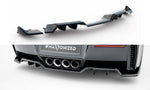 Maxton Design - Rear Splitter (with Vertical Bars) + Rear Side Splitters Chevrolet Corvette Z06 C7