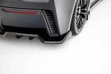 Maxton Design - Rear Splitter (with Vertical Bars) + Rear Side Splitters Chevrolet Corvette Z06 C7