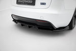 Maxton Design - Rear Splitter (with Vertical Bars) V.1 Tesla Model 3 Performance MK1 (Facelift)