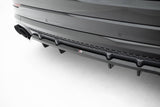 Maxton Design - Rear Splitter (with Vertical Bars) V.2 Audi SQ8 / Q8 S-Line MK1 (Facelift)