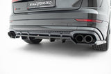 Maxton Design - Rear Splitter (with Vertical Bars) V.2 Audi SQ8 / Q8 S-Line MK1 (Facelift)