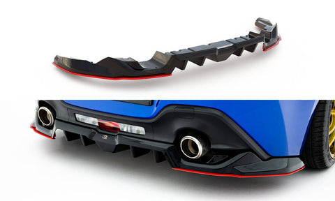 Maxton Design - Rear Splitter (with Vertical Bars) V.2 Subaru BRZ MK2