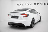 Maxton Design - Rear Splitter (with Vertical Bars) V.2 Tesla Model 3 Performance MK1 (Facelift)