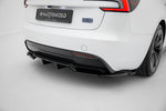 Maxton Design - Rear Splitter (with Vertical Bars) V.2 Tesla Model 3 Performance MK1 (Facelift)