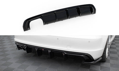 Maxton Design - Rear Valance Audi A3 S-Line Sportback 8V (Version with Dual Exhaust on One Side)