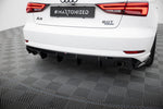 Maxton Design - Rear Valance Audi A3 Sedan 8V Facelift (Version with Single Exhaust on Both Sides)