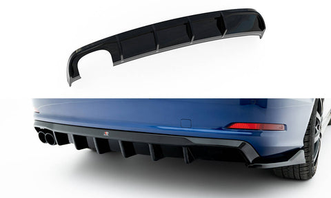 Maxton Design - Rear Valance Audi A3 Sedan 8V (Single Side Dual Exhaust Version)