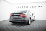 Maxton Design - Rear Valance Audi A4 B8 (Facelift) (Single Side Dual Exhaust Version)