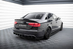 Maxton Design - Rear Valance Audi A4 B8 (Single Side Dual Exhaust Version)