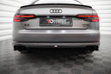 Maxton Design - Rear Valance Audi A4 B9 (Version with Single Exhaust on Both Sides)