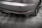 Maxton Design - Rear Valance Audi A4 B9 (Version with Single Exhaust on Both Sides)