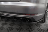 Maxton Design - Rear Valance Audi A4 B9 (Version with Single Exhaust on Both Sides)