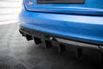 Maxton Design - Rear Valance Audi A4 S-Line Sedan / Avant B8 (Version with Dual Exhaust on One Side)