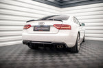 Maxton Design - Rear Valance Audi A5 8T Facelift (Version with Dual Exhausts on Both Sides)