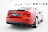 Maxton Design - Rear Valance Audi A5 S-Line Sportback 8T (Version with Dual Exhaust on One Side)