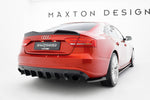 Maxton Design - Rear Valance Audi A5 S-Line Sportback 8T (Version with Single Exhaust on Both Sides)