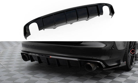 Maxton Design - Rear Valance Audi A7 S-Line C7 (Version with Single Exhaust on Both Sides)