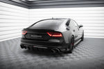 Maxton Design - Rear Valance Audi A7 S-Line C7 (Version with Single Exhaust on Both Sides)