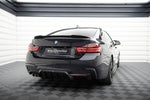 Maxton Design - Rear Valance BMW Series 4 Coupe / Gran Coupe / Cabrio M-Pack F32 / F36 / F33 (version with exhaust on one side)