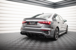 Maxton Design - Rear Valance + Exhaust Ends Imitation Audi A3 S-Line Sedan 8Y