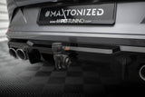 Maxton Design - Rear Valance V.3 + Exhaust Ends Imitation Cupra Formentor MK1 (Facelift)