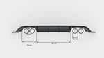 Maxton Design - Rear Valance V.3 Volkswagen Golf R MK7.5