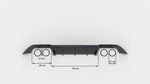 Maxton Design - Rear Valance Volkswagen Golf R MK7