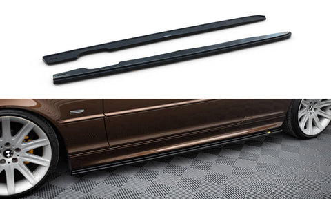 Maxton Design - Side Skirts Diffusers V.1 BMW Series 3 E46 M-Pack Coupe