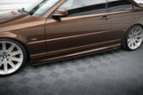 Maxton Design - Side Skirts Diffusers V.1 BMW Series 3 E46 M-Pack Coupe