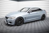 Maxton Design - Side Skirts Diffusers BMW Series 4 Coupe / Gran Coupe / Cabrio M-Pack F32 / F36 / F33