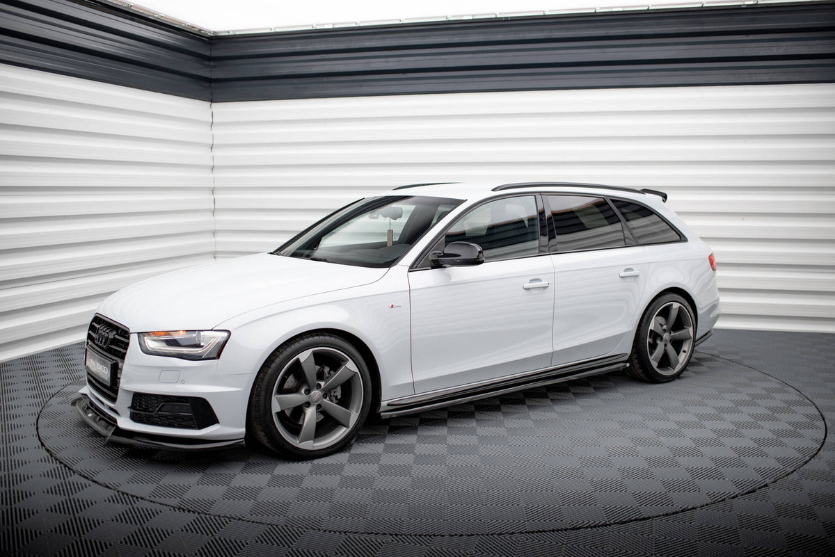 Maxton Design - Side Skirts Diffusers V.3 Audi A4 /A4 S-Line / S4 B8 ...