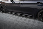 Maxton Design - Side Skirts Diffusers V.3 BMW Series 4 Gran Coupe / Coupe / Cabrio M-Pack F36 / F32 / F33