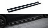 Maxton Design - Side Skirts Diffusers Mercedes Benz A35 AMG W177 (Facelift)