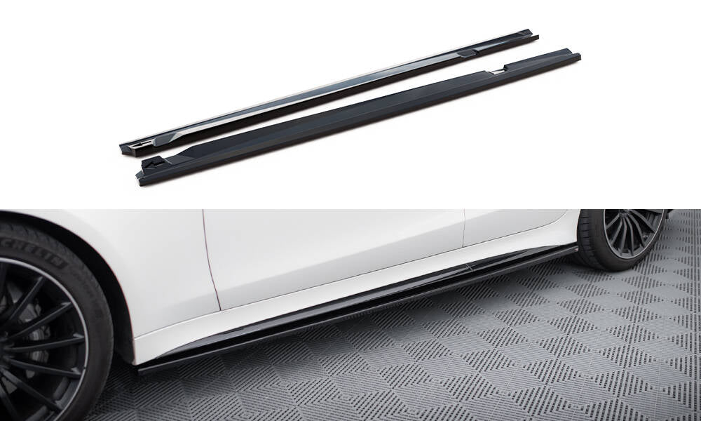 Maxton Design - Side Skirts Diffusers Mercedes Benz AMG GT 43 4-Door ...