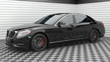 Maxton Design - Side Skirts Diffusers Mercedes Benz S-Class Long Version W222