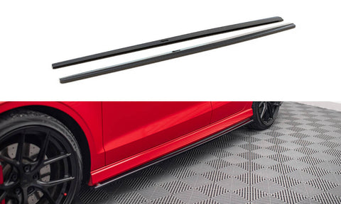 Maxton Design - Side Skirts Diffusers V.1 Audi S3 / A3 S-Line 8V / 8V FL Sedan