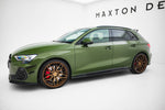 Maxton Design - Side Skirts Diffusers V.2 Audi S3 Sportback / A3 S-Line Sportback 8Y (Facelift)