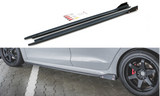 Maxton Design - Side Skirts Diffusers + Flaps V.2 Skoda Octavia RS MK4