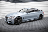 Maxton Design - Side Skirts Diffusers V.3 BMW Series 4 Coupe / Gran Coupe / Cabrio M-Pack F32 / F36 / F33