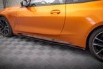 Maxton Design - Side Skirts Diffusers V.3 BMW Series 4 M-Pack / M440i G22