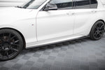 Maxton Design - Side Skirts Diffusers V.3 CSL Look BMW Series 1 M-Pack / M140i F20 (Facelift)